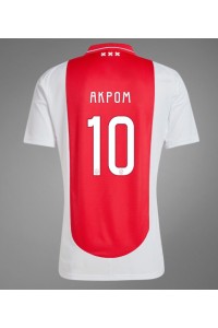 Fotbalové Dres Ajax Chuba Akpom #10 Domácí Oblečení 2024-25 Krátký Rukáv